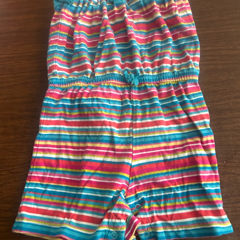 1989 Place Colorful Striped Kids One Piece